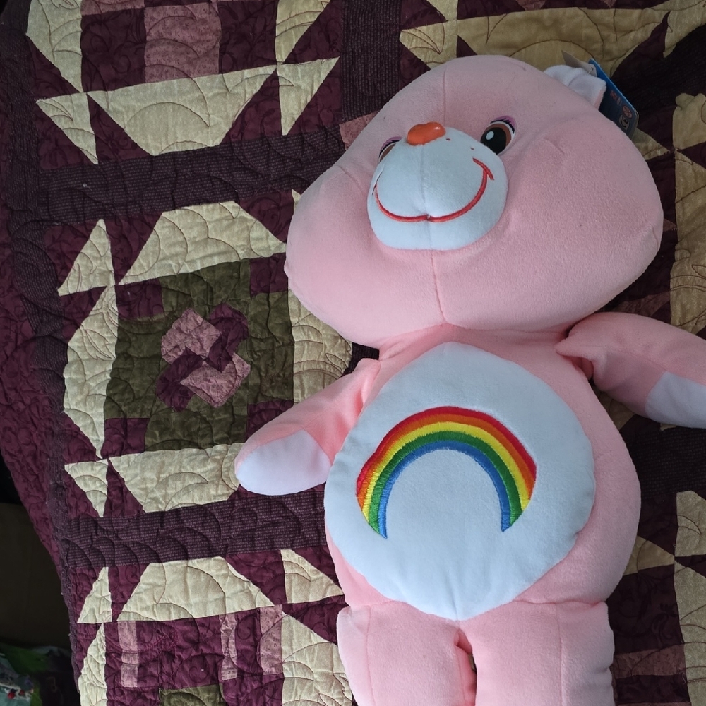 Care Bears - Cheer Bear 🌈 - Vintage 25th  Anniversary Stuffed Bear - NWT